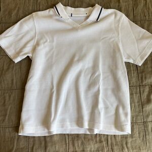 Classic White Men’s Polo Shirt